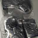 Dual-Head Electric Citrus Juicer, Lemon Squeezer with Power Cord and Cleaning Brush, 1-Button Automatic Juicer Machine for Orange, Lemon, Lime, Easy to Clean & Use, Built-in Cutter(Black)