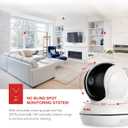 2 x XM Wireless IP Security Camera Indoor Surveillance Camera Smart WiFi Home Camera for Baby/Pet/Nanny with Motion Detection 2-Way Audio Night Vision Cloud-Storage & TF Cardslot iOS/Android