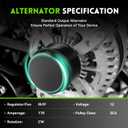 170Amp Alternator 3.6L Compatible with 2009-2017 Chevrolet Traverse, 2007-2016 GMC Acadia, 2007-2010 Saturn Outlook, 2008-2017 Buick Enclave, 1042106310 23105717 AND0481 400-52153