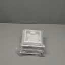 QWORK Vinyl Fence Post Cap, 4 Pack 4" x 4" PVC Square Fence Post Top Cover, New England Pyramid Style, for Mailbox, Lamp Post, Deck, Dock, Piling Caps, White