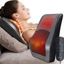 Shiatsu Back and Neck Massager, Back Massager Deep Tissue Kneading Neck and Shoulder Massage with Heat, Electric Massage Pillow Mothers Fathers Day Gift Ideas from Daughter Son
