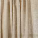 SARO LIFESTYLE Classic Linen Curtain, 57×84 in