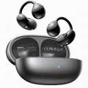 2026 Open Ear Clip on Earbuds for Running & Gym, Wireless Bluetooth 6.0 Wireless Clip On Earbuds with 80 Hours Charging Case, Sport Earphones Built-in Mic IPX5 Waterproof for Outdoor Fitness