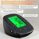 Blood Pressure Monitor Upper Arm Blood Pressure Monitors for Home Use with Adjustable Bp Cuff 8.7"-16.5", Backlit Screen, 2x99 Memory, Voice Broadcast and Battery Bp Machine, Easy to Use