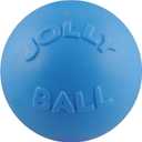 Jolly Pets Bounce-n-Play Dog Toy Ball, 8 Inches/Large, Blueberry, (Model: 2508 BB)