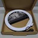 Selfie Ring Light 12" with Tripod Stand and Phone Holder, LED Ring Light for Desk with 3 Light Modes & 11 Brightness Level for Selfie, YouTube, Makeup, Live Streaming,