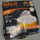 HALO RA 6-Inch Recessed LED Trim Downlight with Adjustable Gimbal, Selectable Lumens and Color Temperatures, Dim-to-Warm - RA56LS9FSD2W1EWH