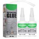 2Pack Welding High-Strength Oily Glue, Multifunctional Fast Repair Instant Bonding Welding Glue for Metal, Plastic, Wood, Ceramics, Leather, Glass,Super Glue All Purpose(2PCS)