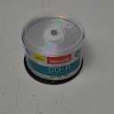 Maxell  MAX648250 & 190135 Protective Thin Clear Plastic Easy Storage CD & DVD Sleeves White 50 Pack (Paper)