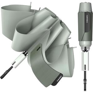 QWB TUMAAOTU Lightweight Compact Inverted Umbrella Windproof Auto Open Close  5-Second Quick Fold Design for Women & Men, 8 Ribs Strong Travel Umbrellas for Rain & Sun, Fits Backpack & Car (46 IN, Mist Green)