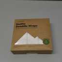 3-Pack Organic Baby Swaddle Sleep Sacks - Swaddles for Newborns, Infant 0-3 Months, Baby Girls, Boys, Soft & Snug Newborn Sleep Sack, Nursery Swaddling Blankets (Soft White, OS)