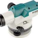 KEZERS 32X Automatic Optical Level Kit with Self- Leveling Magnetic Dampened Compensator and Transport Lock, High Precision Height/Distance/Angle Level Measure - KL-32X