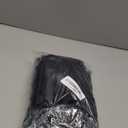 FUTEI Black Throw Pillow Covers Set of 2, 18x18 Inch Striped Texture Cushion Cases with Soft Faux Rabbit Fur Front & Velvet Back, Modern Decorative Couch Pillows for Living Room