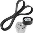 90K-39298A Serpentine Belt Drive Tensioner Kit for Ford F-150 2014-2023 V8 5.0L Engine Drive Belt Tensioner Assembly for Ford F150 39298 999830A 6PK1627
