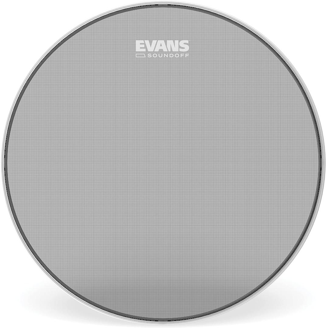Evans dB Zero Drum Heads - Featuring Single Ply ShockWeave Mesh - Low Volume Drumhead - Drumhead, 18 Inch