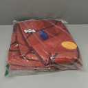 jinchan Jingle Lights Round Christmas Rug for Entryway Bedroom 4ft Red Circle Holiday Rug for Living Room Colored String Lights Printed 4' Xmas Decor Washable Indoor Carpet for Foyer Non-Slip