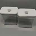 VAKUEN Premium Airtight Food Storage Containers, Rectangular 2PC-SET(2.11qt), Smart One-Click Seal Lid, 100% Leak Proof, Keep Food Fresh Longer, BPA-FREE, Dishwasher/Freezer & Microwave Safe