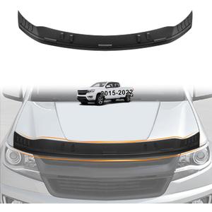 TripleAliners Hood Deflector Protector Compatible with 2015-2022 Chevy Colorado Accessories Low Profile Hood Protector TPE Bug Deflector Shield Replacement
