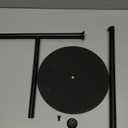 Happyyami Stainless Towel Stand Weighted Base Countertop Towel Hanger for Bathroom and Compact Design for Easy Organization and