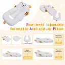 2026 Baby Lounger for Newborn, Baby Lounger for Home and Travel, DIY Breathable Soft Cotton Infant Lounger, Newborn Babies Essentials Gifts