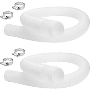 1.5 Inch x 3ft Pool Skimmer Hose Replacement for Intex Above Ground Pool, Pool Skimmer Pump Transfer Hose # 10531 25016-2 Pack