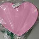 4 PCS 11" Heart Shaped Plates Valentines Day Decorative Ceramic-Like Salad Dessert Plates Unbreakable Dishes Heart Serving Trays for Valentine's Party Anniversary Dating Wedding (Red & Pink)