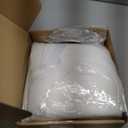 Fomcet Ivory Backdrop Curtains with Lights String 10X10FT Polyester Fabric & Tulle Curtains Backdrop Drapes for Back Drop Photoshoot Baby Shower Birthday Party Decor 2 Panels 5x10FT (10FT10FT)