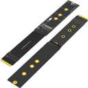 Mustpoint Upgrade Version 180 Degree NGFF M.2 M-Key NVME SSD Extension Cable(Length：20cm)