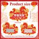 2 x HOWAF 64pcs Chinese New Year Fortune Cards 2026, 2026 Year of The Horse Party Game Scratch Off Fortune Cards,Spring Festival Scratch Off Card for Lunar New Year Party Favors