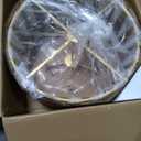 20" Large Gold Chandelier Light Fixtures, 5-Light Modern Drum Dining Room Chandeliers Over Table for Living Room Kitchen Island Entryway, E12