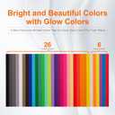 32 Colors 3D Doodler Pen Refills Packs for 3Doodler Start+ 3D Pen Low Printing Temperature PCL Filament 3D Doodler Refills Each Color 15.2 cm x 5 pcs Total 160 pcs Only Fit for 3Doodler Start+