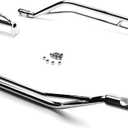 MoKitDora Saddlebag Twin Rail Guard Support Kit Compatible with 2009-2013 Harley Touring Models, Chrome, One Size