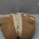 7AM Enfant Car Seat Covers - Cocoon Baby Cover for Boys & Girls, Rain & Snow Repellent, Breathable Windproof, Center Zipper, Universal Fit for Infant Car Seat (0-12M) (Oat, Applique Cacao)