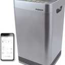 Nuwave Smart Air Purifier for Home Large Room up to 2, 934 Sq. Ft., Auto Function Monitors Air Quality & Adjusts 6 Fan Speeds 5-Stage Filtration System Includes 8 Additional HEPA & Carbon Combo Filters,   47010 