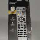 GE 4-Device Universal Remote Control, Designer Series, Brushed Nickel/Silver, 33709