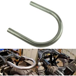 1 inch Tube Hoop Retro Motorcycle Cafe Racer Seat Frame Hoop Loop for Modified Vintage Motorcycle (1 inch Tube/Flat Loop/Width 230mm/9.06in)