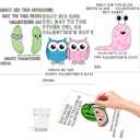 2 x Valentines Day Gifts for Kids for Kids 24 Pcs Paint Watercolor Joke Valentines Cards,Valentine's Day Gifts for Boys Girls Classmates School,with Paintbrush