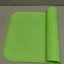 Silicone Craft Mats for Kids 24"x16" with Raised Lip & Non-Slip | Reusable Silicone Art Mat for Play Sand, Painting, DIY Crafts | Durable Design (Green)