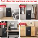 6.2 Cuft Large Home Safes Water and Fireproof with Digital Keypad & Key Lock, Fire Security Safe Box with 3 Removable Shelves, Fireproof Safes for Money Documents Jewelry, 27.56"H x13.78"W x 11.81"D