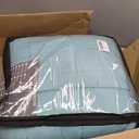 yescool King Size Weighted Blanket for Adults (25 lbs, 80 x 87, Teal) Cooling Heavy Blanket for Sleeping Perfect for 240-260 lbs, Breathable Blanket for Adults & Couple All Season, Machine Washable