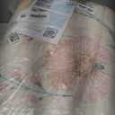 7x9 Pink Boho Floral Area Rug  Washable Non-Slip Soft Carpet for Living Room, Girls Bedroom, Kids Room or Playroom