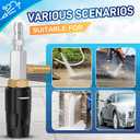 Magula Adjustable Long Range Pressure Washer Nozzle Kit, 44.5 GPM Downstream Injector, 40FT Spray, 1/4 Quick Connect, 15FT Hose, Pressure Washer Spray Nozzle | W/ 2000 to 4500 PSI