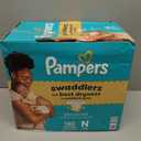 Pampers Swaddlers Diapers, Size 0 (up to 10 lbs), 140 Count, Absorbent, Keeps Baby Dry and Comfortable, Skin Safe Disposable Baby Diaper