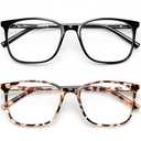 Ultralight Blue Light Glasses for Women - 99% Protection Computer Glasses for All Day Comfort - Anti UV Glare & Eyestrain