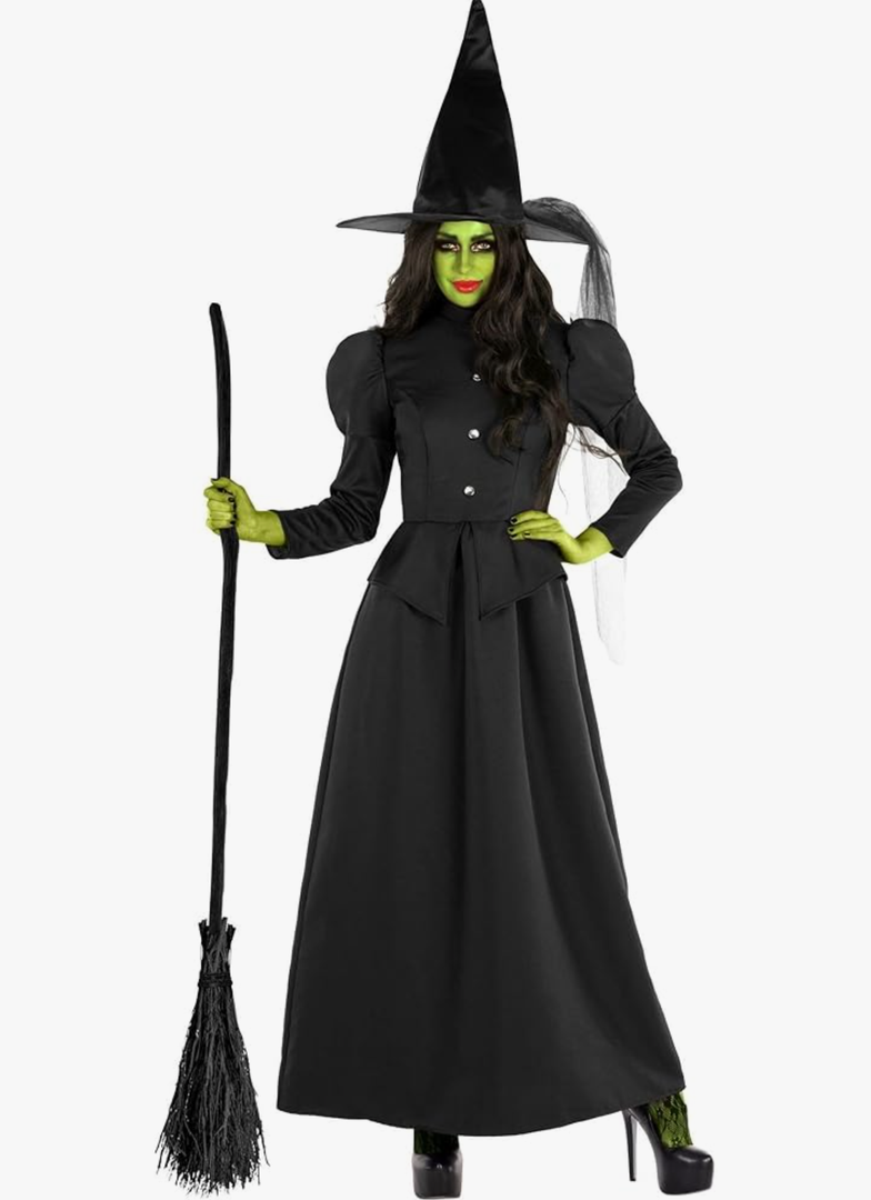 Morph Witch Costume for Women - Adult Halloween Witch Outfit - Spooky Women's Costume for Parties and Celebrations S