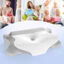 Cervical Pillow for Neck Pain Relief,Contour Memory Foam Pillow with Breathable and Cooling Pillowcase, Neck Support Pillow for Side, Back and Stomach Sleeper
