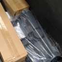 Utility Service Cart, 2-Shelf 500LBS Heavy Duty Plastic Rolling Utility Cart with 360 Swivel Wheels, Lipped Shelves, Ergonomic Storage Handle for Warehouse/Garage/Cleaning/Manufacturing