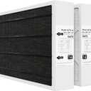 X6672 MERV 16 16x25x5 Furnace Filter Compatible with Lennox X6672 Carbon for Furnace HVAC System, Part #HCF16-16, 16x25x5 (Actual Size: 15.7 x 24.7 x 4.4 In), 2 Pack