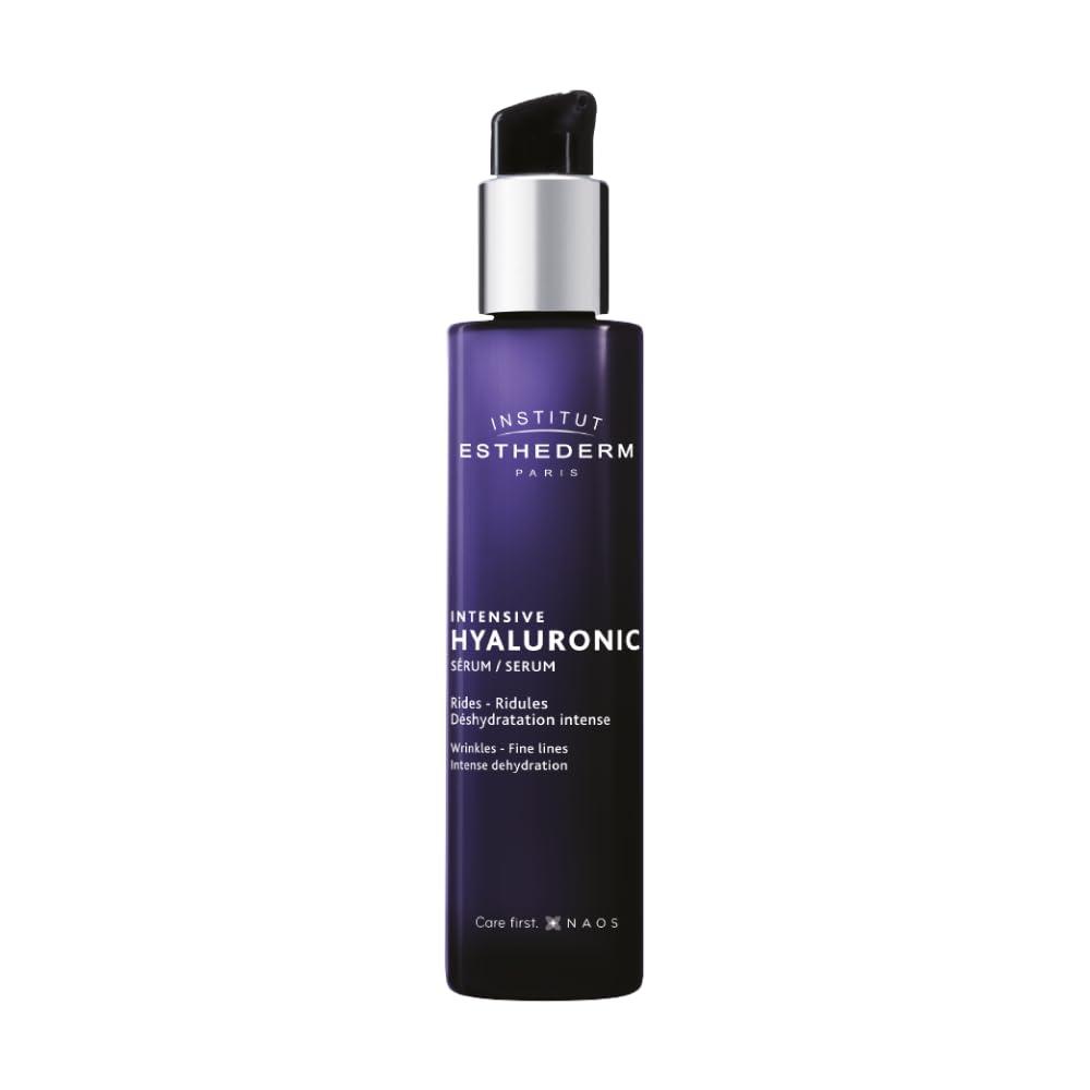 Institut Esthederm Intensive Hyaluronic Serum, Aging Facial Serum for Wrinkles, Fine Lines and Dehydrated Skin 1 Fl Oz