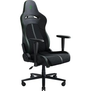 Razer Enki X Essential Gaming Chair: All-Day Comfort - Built-in Lumbar Arch - Optimized Cushion Density - Dual-Textured, Eco-Friendly Synthetic Leather - Adjustable 152-degree Recline - Black, Standard